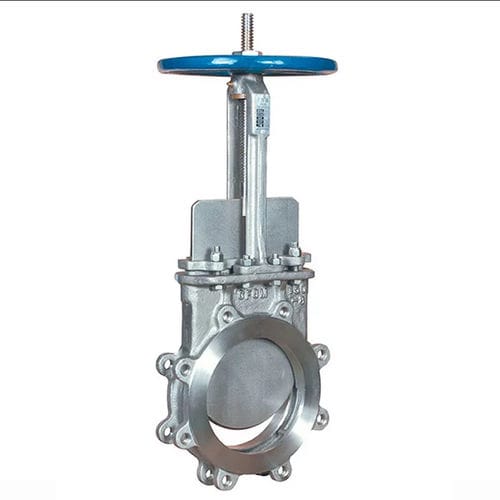 Válvula de guillotina - wenzhou domos fluid equipment co.,ltd - con volante / para agua / para fango