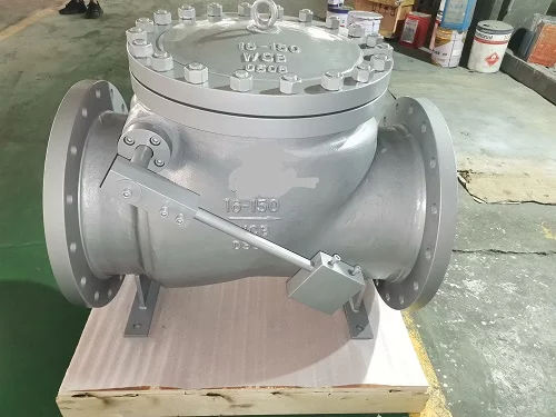 Válvula de retención de clapeta - wenzhou domos fluid equipment co.,ltd - DIN / con brida / de soldar
