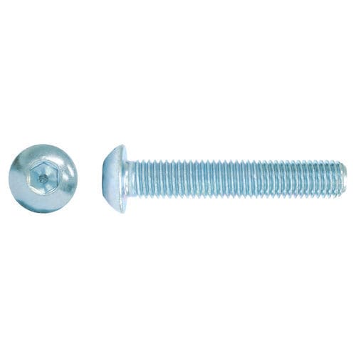 Tornillo de cabeza abombada - 7380 10.9 ZN - Chavesbao - Allen / de acero zincado / ISO