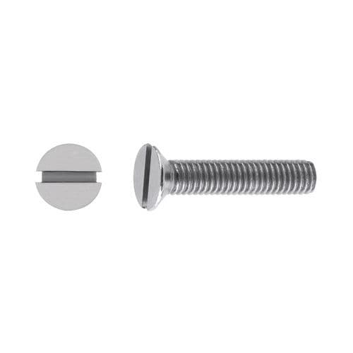 Tornillo ranurado - 963 ZN - Chavesbao - de cabeza avellanada / de acero / zincado