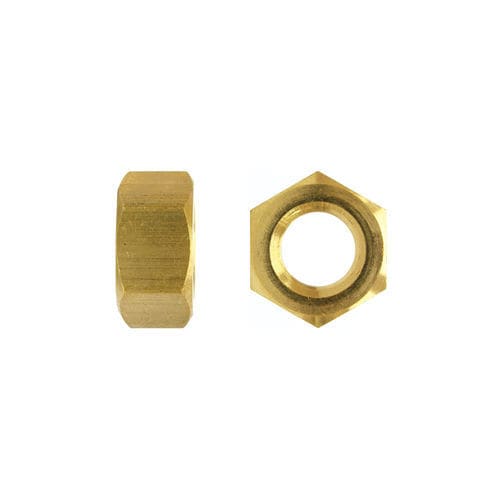 Tuerca hexagonal - 934 - Chavesbao - de latón
