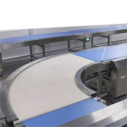 Transportador de banda - HJ series - Guangdong Shunde Huaji Machinery Industrial Co., Ltd. - curvo / de refrigeración / para galletas