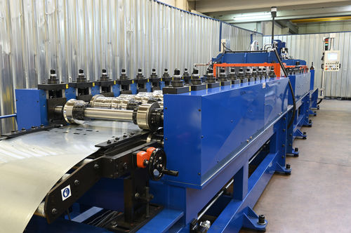 Línea de perfilado para perfiles galvanizados - TECNOMA - para cortinas / automática / controlada por PLC
