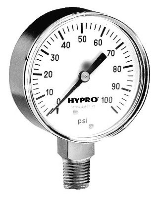 Manómetro de esfera - SG series - Hypro Pressure Cleaning - roscado / de tubo Bourdon / de proceso