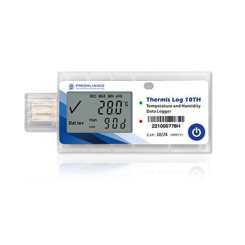 Data logger de temperatura y humedad - Thermis Log 10TH - Zhengzhou Freshliance Electronics Corp.,Ltd - USB / NTC / con pantalla LCD