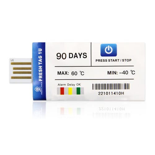 Data logger de temperatura - Fresh Tag 1U - Zhengzhou Freshliance Electronics Corp.,Ltd - USB / NTC / con pantalla LED