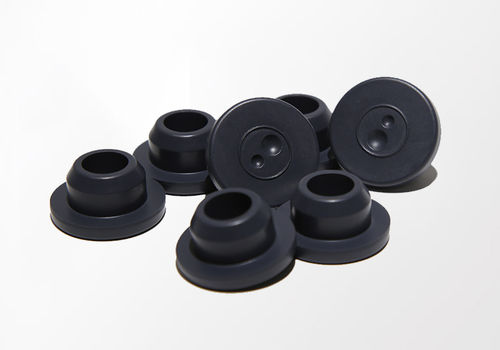 Capuchón press fit - Hebei First Rubber Medical Technology Co., Ltd - redondo / de caucho / de caucho de silicona