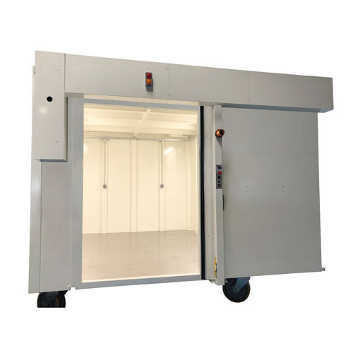 Cabina de protección radiológica - X-ray Bunker - DIB PRODUCTION - de acero inoxidable / para estantería / de plomo