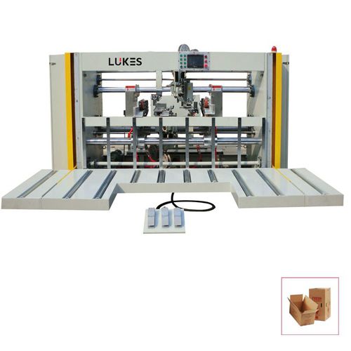 Máquina de pespuntear para bolsas de papel - TYS-1300 - Shandong Lukes Machinery Co., Ltd. - con servomotor
