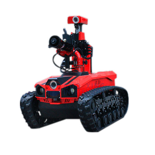 UGV de lucha contra incendios - RXR-MC80BD - Shandong Guoxing Intelligent Technology Co., Ltd. - con orugas