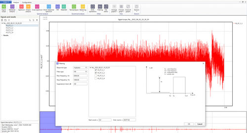 Software de análisis de vibraciones - SignalUp - RULA Technologies - de análisis estadístico / de visualización / de cálculos