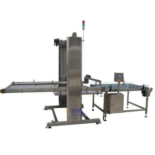 Despaletizador por capas - MF-AUM-H1800 - JIAXING MAINFILL Packaging Machinery Co.,Ltd - de latas de conservas / para latas vacías / semiautomático