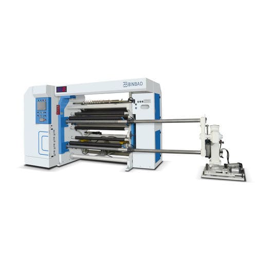 Cortadora rebobinadora para films de plástico - SLC-F - Wenzhou Binbao Machinery - para embalajes