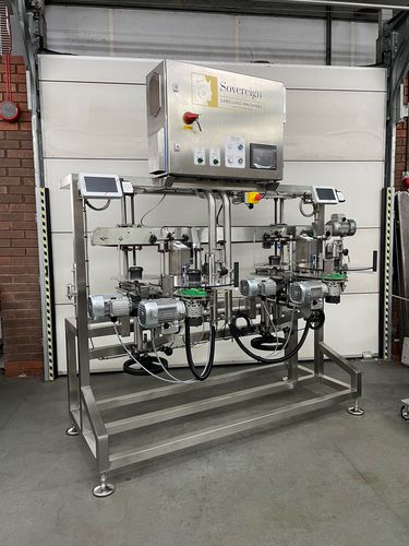 Máquina de etiquetado automática - Monarch - Sovereign Labelling Machines Limited - para botellas / para la industria alimentaria y de la bebida