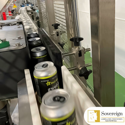 Máquina de etiquetado de latas - Sovereign Labelling Machines Limited - automática / para botellas / para frascos
