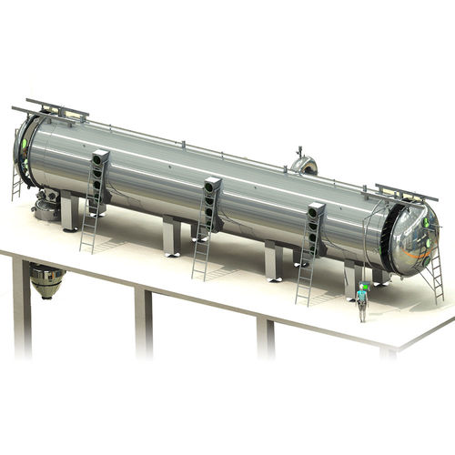 Sistema de secado de vacío - Wenzhou Jinbang Light Ind Machinery Co., Ltd - de aire seco / continuo / para la industria agroalimentaria