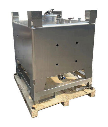 Contenedor IBC de acero inoxidable - Wenzhou Jinbang Light Ind Machinery Co., Ltd - para líquido / de producto químico / para alimentos