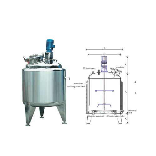 Cuba de mezcla - Wenzhou Jinbang Light Ind Machinery Co., Ltd - para la industria / de aislamiento / multifunción