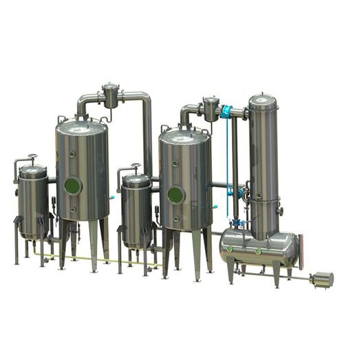 Concentrador de doble efecto - SJN series - Wenzhou Jinbang Light Ind Machinery Co., Ltd - al vacío / para la industria agroalimentaria / industrial