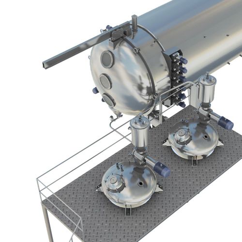 Secador de vacío - Wenzhou Jinbang Light Ind Machinery Co., Ltd - continuo / de café / para la industria farmacéutica