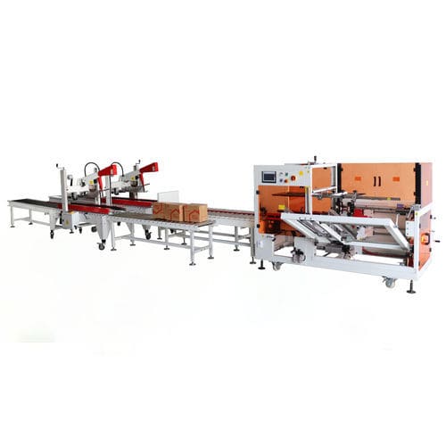 Formadora de cajas automática - FK-KF - Guangdong Fineco Machinery Group Co., Ltd - cierre por la parte inferior / neumática