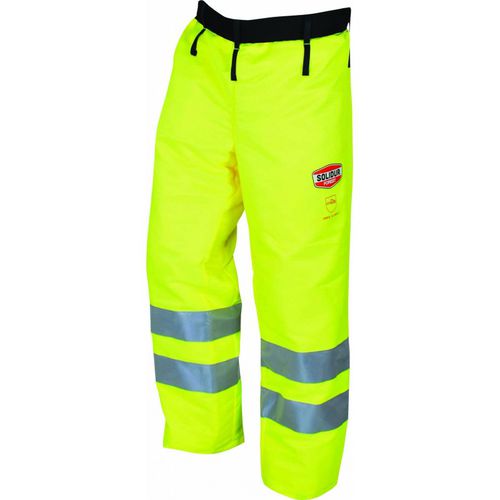Pantalón de trabajo - GLOW - Solidur - de alta visibilidad / anticortes / de poliéster