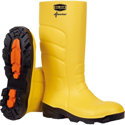 Botas de seguridad para la agricultura - ALLWORKER - Solidur - para la industria agroalimentaria / contra el frío / antideslizante
