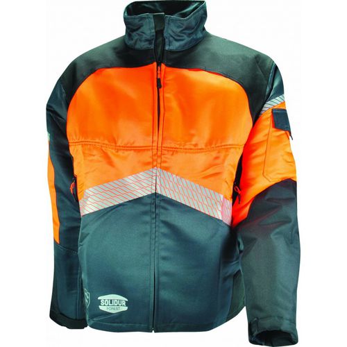 Chaqueta de trabajo - AUTHENTIC - Solidur - anticortes / barnizada con poliuretano / de tejido repelente al agua