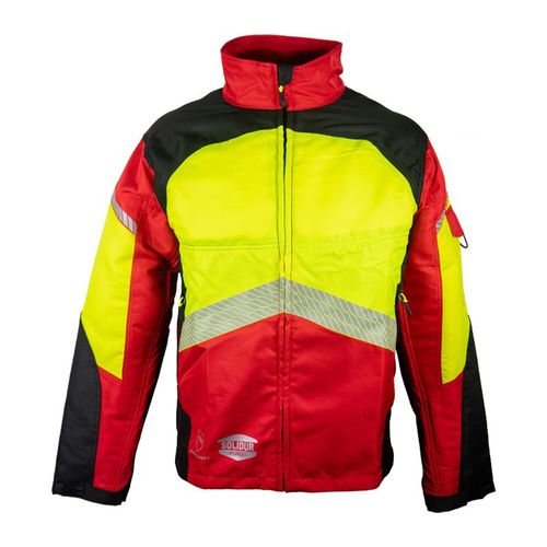Chaqueta de trabajo - AUTHENTIC - Solidur - anticortes / de alta visibilidad / barnizada con poliuretano