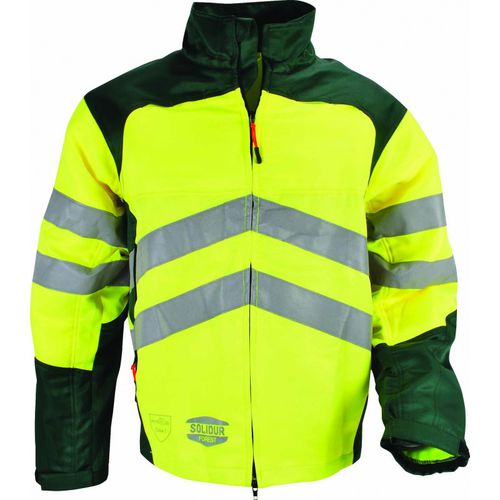 Chaqueta de trabajo - GLOW - Solidur - anticortes / de alta visibilidad / de poliéster
