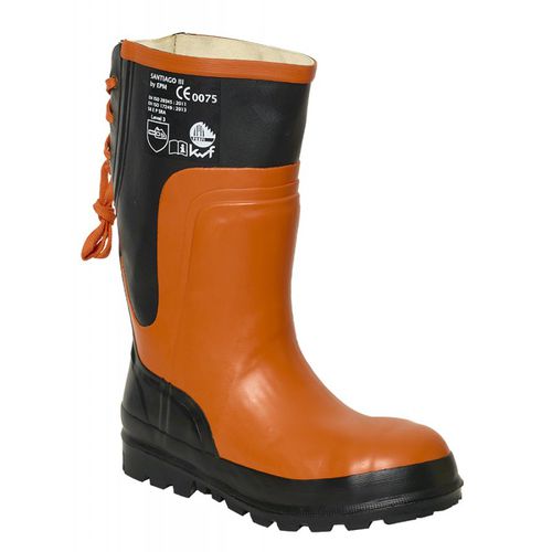 Botas de seguridad para trabajos forestales - FOREST - Solidur - antiestática / antiperforación / de caucho
