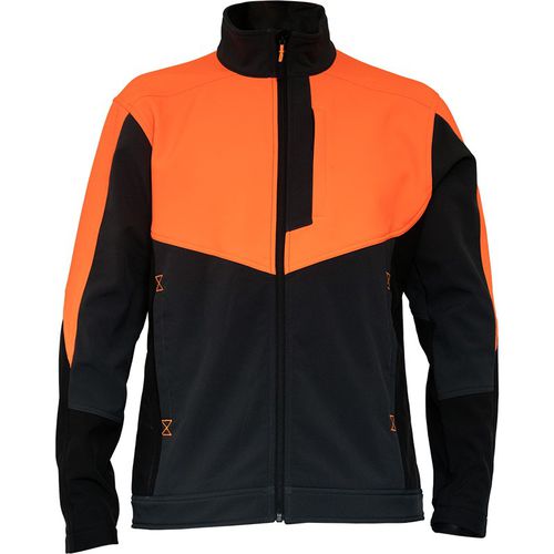 Chaqueta de trabajo - ODON - Solidur - de poliéster / de elastano / naranja