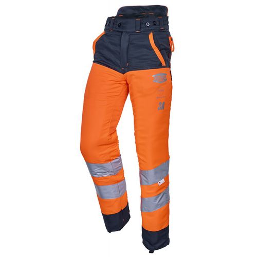 Pantalón de trabajo - GLOW - Solidur - de alta visibilidad / anticortes / de poliéster