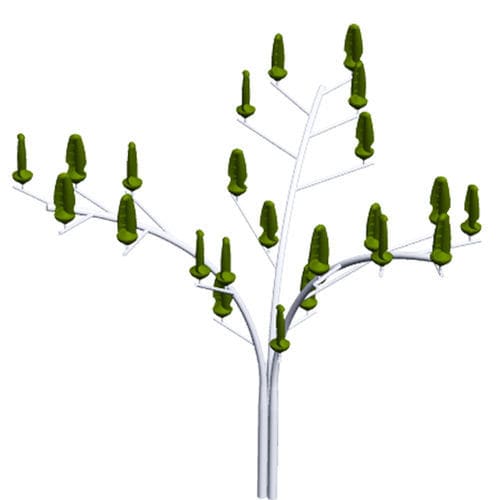 Aerogenerador - Modular Tree A series - New World Wind