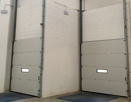 Puerta seccional - Moreschi Chiusure Industriali S.r.l. - de acero / de acero galvanizado / para interior