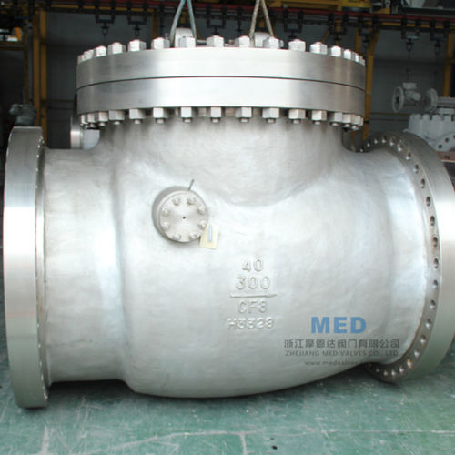 Válvula de retención de clapeta - China MED Valve Co., Ltd. - para agua / con brida / para la industria química
