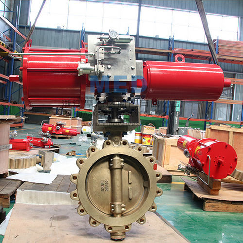 Válvula de mariposa - China MED Valve Co., Ltd. - neumática / para agua / para productos químicos