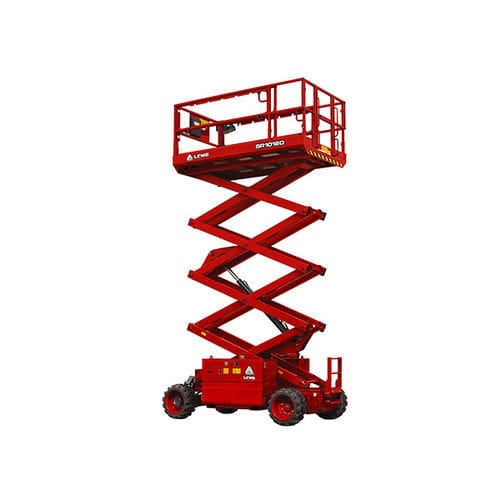 Plataforma elevadora de tijera móvil - SR1018D - Lingong Group JinanHeavy Machinery Co., Ltd. - hidráulica / con motor diésel / para terreno difícil