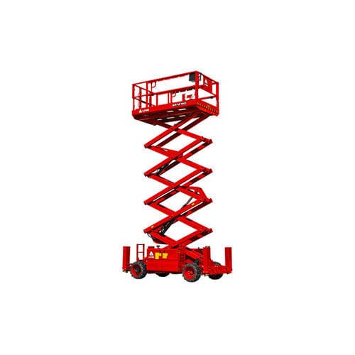 Plataforma elevadora de tijera móvil - SR1218D - Lingong Group JinanHeavy Machinery Co., Ltd. - hidráulica / con motor diésel / para uso en interiores y exteriores