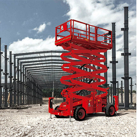 Plataforma elevadora de tijera móvil - SR1623D - Lingong Group JinanHeavy Machinery Co., Ltd. - hidráulica / con motor diésel / para uso en interiores y exteriores