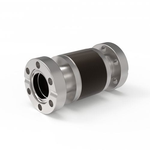 Fuelle cilíndrico - EWB16R-20 - VACOM - de acero inoxidable / soldado / axial