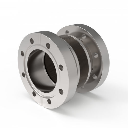Fuelle cilíndrico - EWB63R-20 - VACOM - de acero inoxidable / soldado / axial