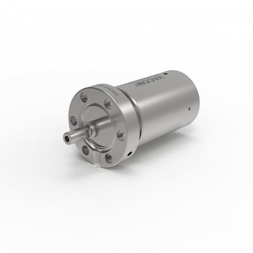 Racor giratorio para vacío - MTVC-R360-MC-CF16-PRO - VACOM - de pasos múltiples / de acero inoxidable / con brida