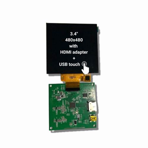 Módulo de visualización TFT LCD - TBG-034BST-01C - TAILOR PIXELS TECHNOLOGY CO., LTD. - IPS / con pantalla táctil capacitiva / 480 x 480