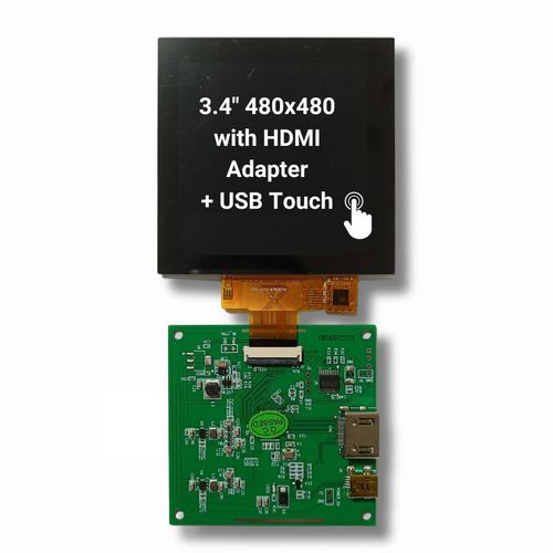 Módulo de visualización 3,4" - TBG-034BST-01C - TAILOR PIXELS TECHNOLOGY CO., LTD. - TFT LCD / IPS / con pantalla táctil capacitiva