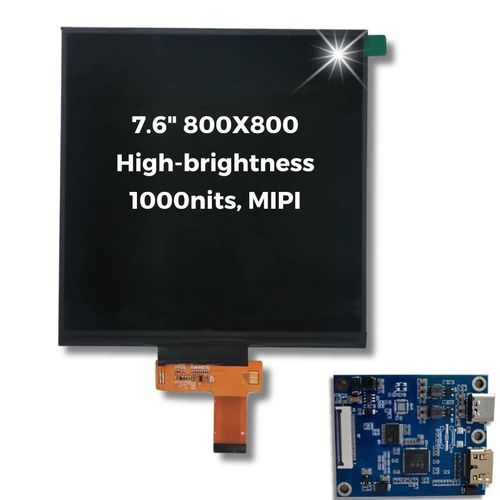 Módulo de visualización 7,6" - TTG076XST-01  - TAILOR PIXELS TECHNOLOGY CO., LTD. - TFT LCD / IPS / 800 x 800