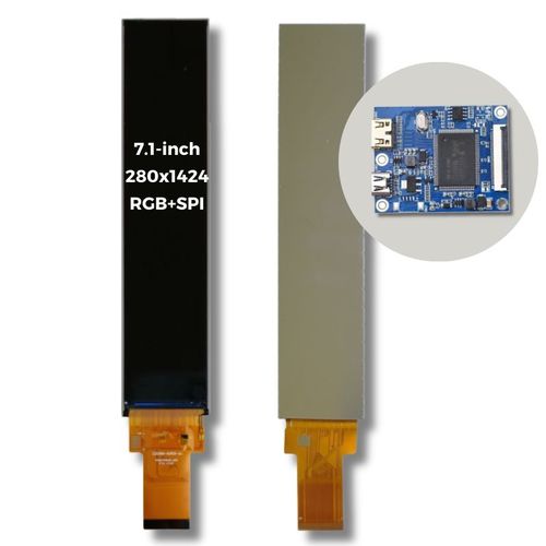 Módulo de visualización TFT - TTG071BVV-01 - TAILOR PIXELS TECHNOLOGY CO., LTD. - IPS / 280 × 1424 / 7,1"