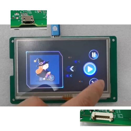 Módulo de visualización inteligente - TBZ043R480272-01 - TAILOR PIXELS TECHNOLOGY CO., LTD. - TFT LCD / con pantalla táctil resistiva / 480 x 272