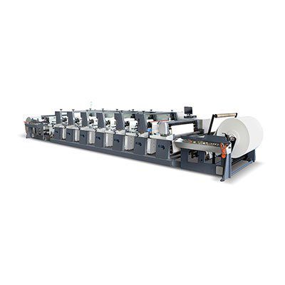 Prensa flexográfica en línea - WENZHOU FENGMING MACHINERY CO., LTD. - para cajas / para bolsas de papel / secado por aire caliente