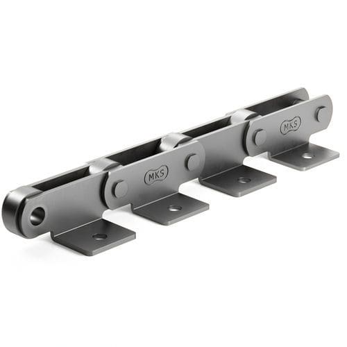 Cadena con fijación - MAKELSAN CHAIN and CONVEYING SOLUTIONS - de transmisión / de acero inoxidable / de acero al carbono